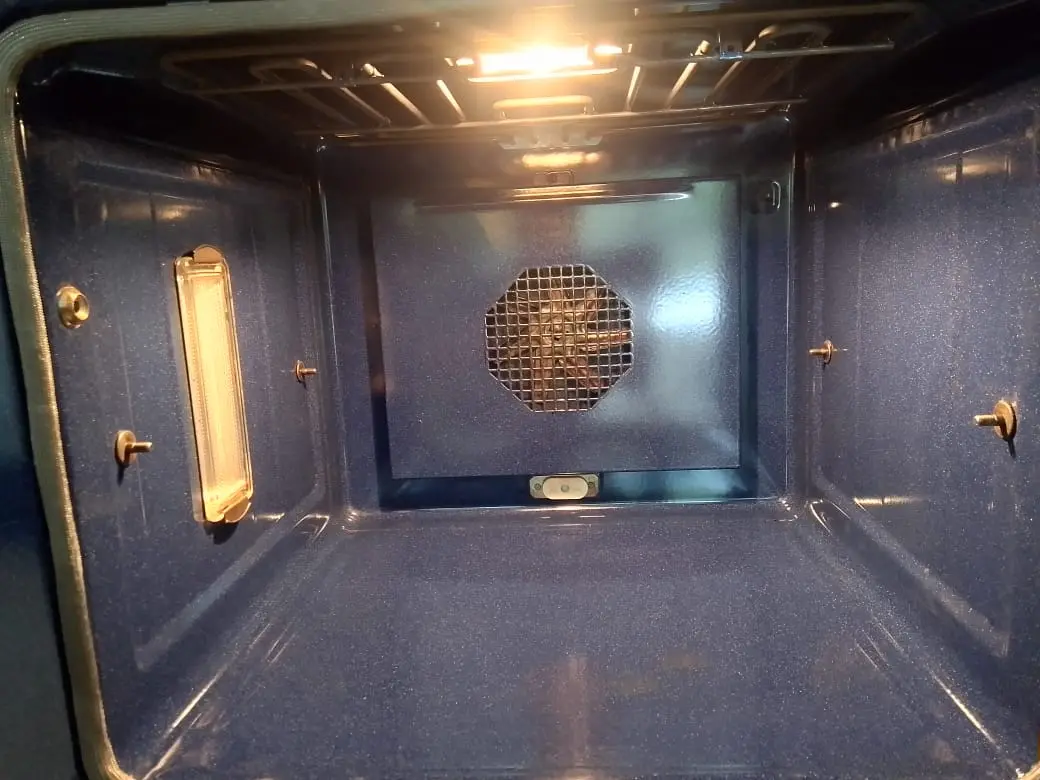 Clean oven after deep cleaning