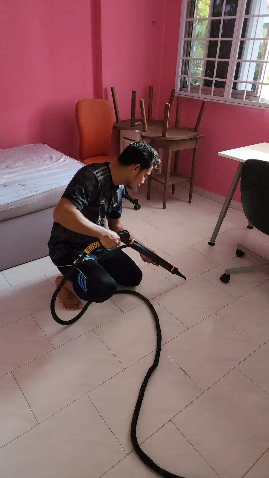 MyCleanHome cleaner vacuuming a room