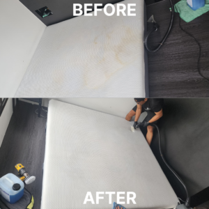 Shampoo deep cleaning of mattress