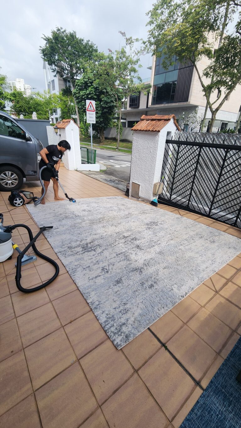 Cleaning of carpet